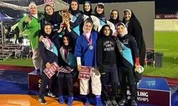 دختران کشتی آلیش بربام آسیا