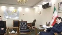 دیدار ثریا آقایی با وزیر ورزش و جوانان
