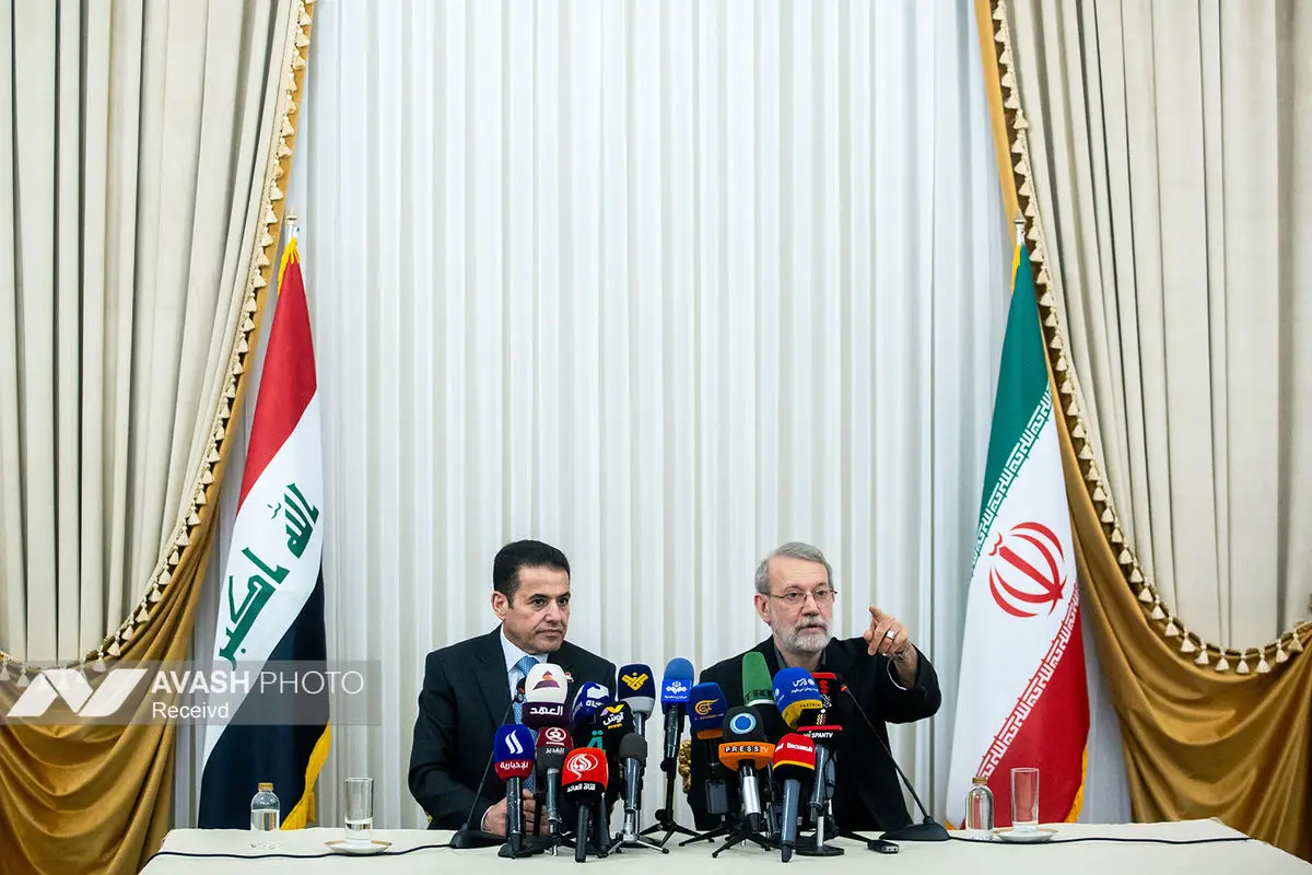 کنفرانس مشترک مطبوعاتی دبیر شورای عالی امنیت ملی و مشاور امنیت ملی عراق