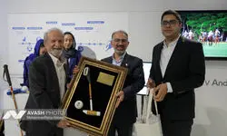 تجلیل از پیشکسوتان و فعالان رسانه‌ای در غرفه باشگاه چوگان