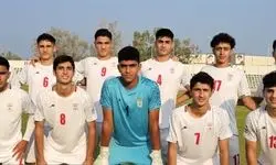 پیروزی تیم فوتبال نوجوانان ایران بر چین تایپه در انتخابی جام ملت‌ها