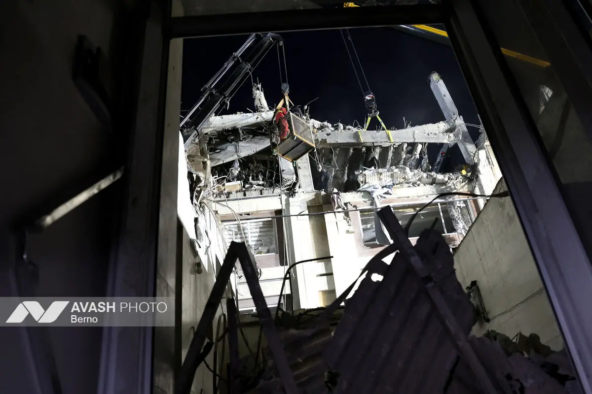 خسارات ناشی از تجاوز هوایی آمریکا و رژیم صهیونیستی تهران ـ۷ فروردین ۱۴۰۵