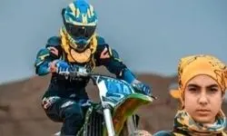 دختر موتورسوار به کما رفت