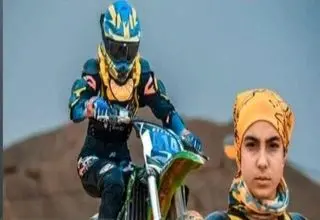 دختر موتورسوار به کما رفت