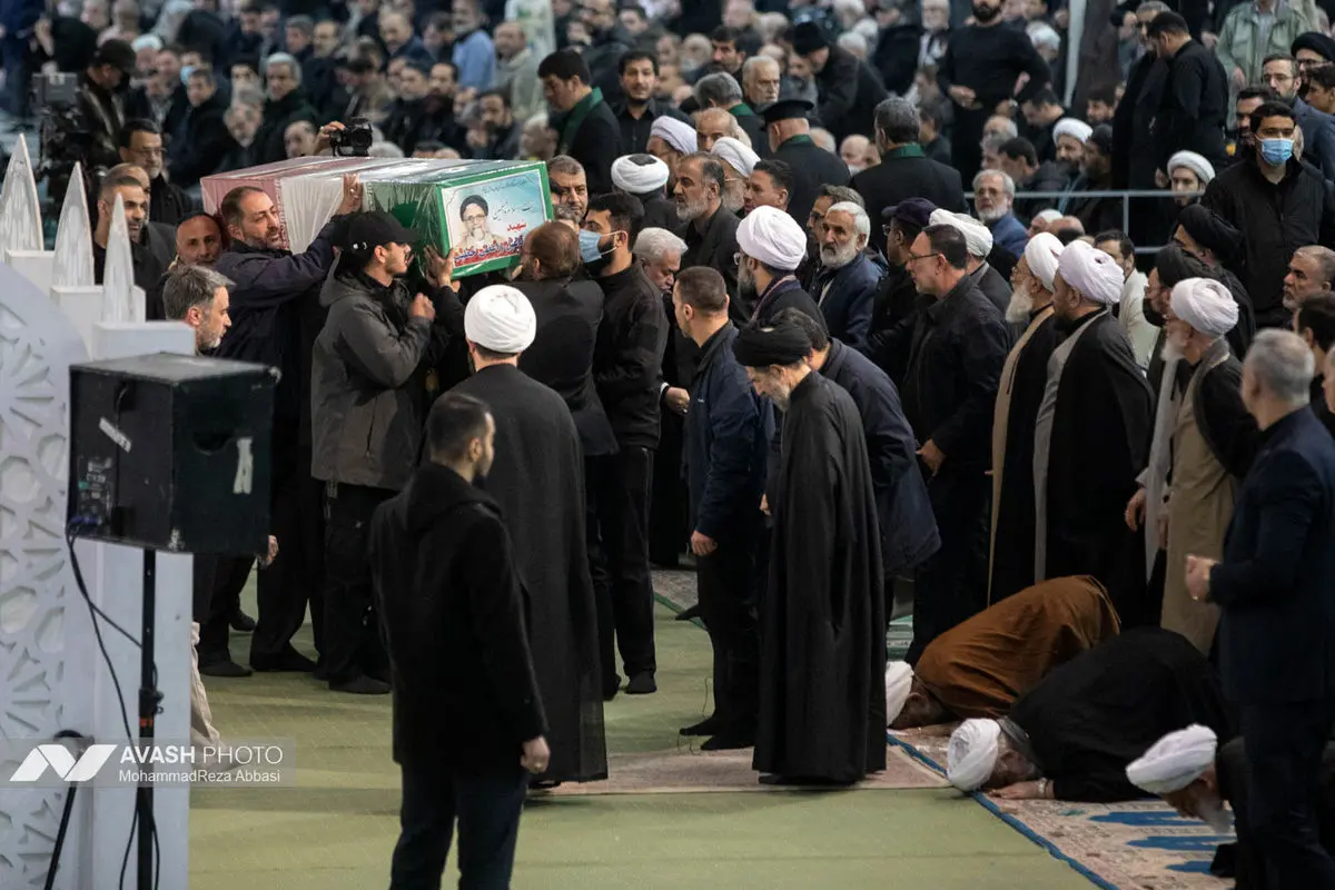 تشییع پیکر شهید اسماعیل خطیب وزیر اطلاعات