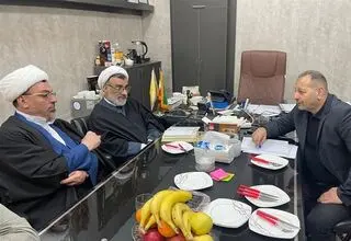حضور دبیر شورای عالی انقلاب فرهنگی در فدراسیون هاکی