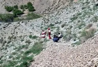 انتقال اجساد دو موتورسوار از دره طالقان