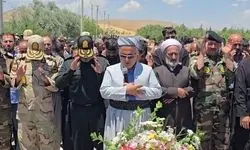 پیکر شهید ماردین احدی در سقز تشییع و به خاک سپرده شد