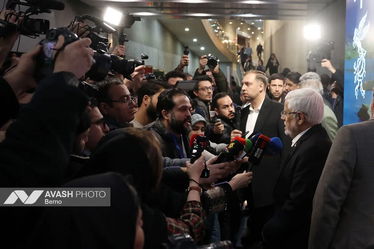 حضور محمدرضا عارف، معاون اول رئیس جمهور در پردیس سینمایی ملت
