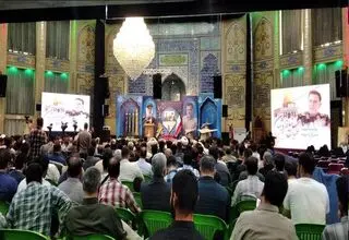 مراسم سالگرد شهادت سردار نیلفروشان برگزار شد
