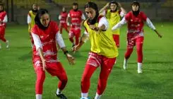 تمرین زنان پرسپولیس برای اولین برد لیگ برتری