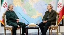 دیدار لاریجانی با فرمانده کل سپاه پاسداران