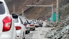  ترافیک سنگین در محور چالوس و آزادراه تهران ـ شمال