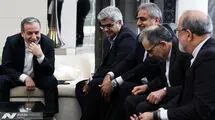 هیات مذاکره کننده ایران پیش از آغاز دور سوم مذاکرات ایران و آمریکا در عمان