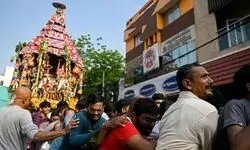 یک مراسم مذهبی در هند حادثه‌ساز شد