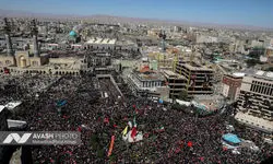 مراسم تشییع پیکر مطهر رهبر شهید انقلاب - مشهد