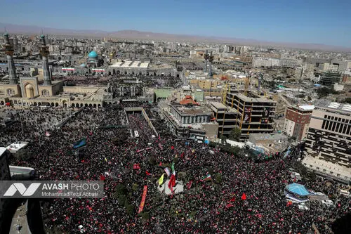 مراسم تشییع پیکر مطهر رهبر شهید انقلاب - مشهد