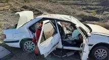 مرگ ۲ نفر در اثر برخورد پژو۲۰۶ با گاردریل در تهران
