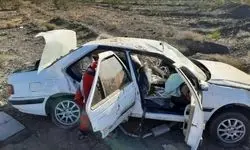 مرگ ۲ نفر در اثر برخورد پژو۲۰۶ با گاردریل در تهران