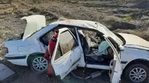 مرگ ۲ نفر در اثر برخورد پژو۲۰۶ با گاردریل در تهران