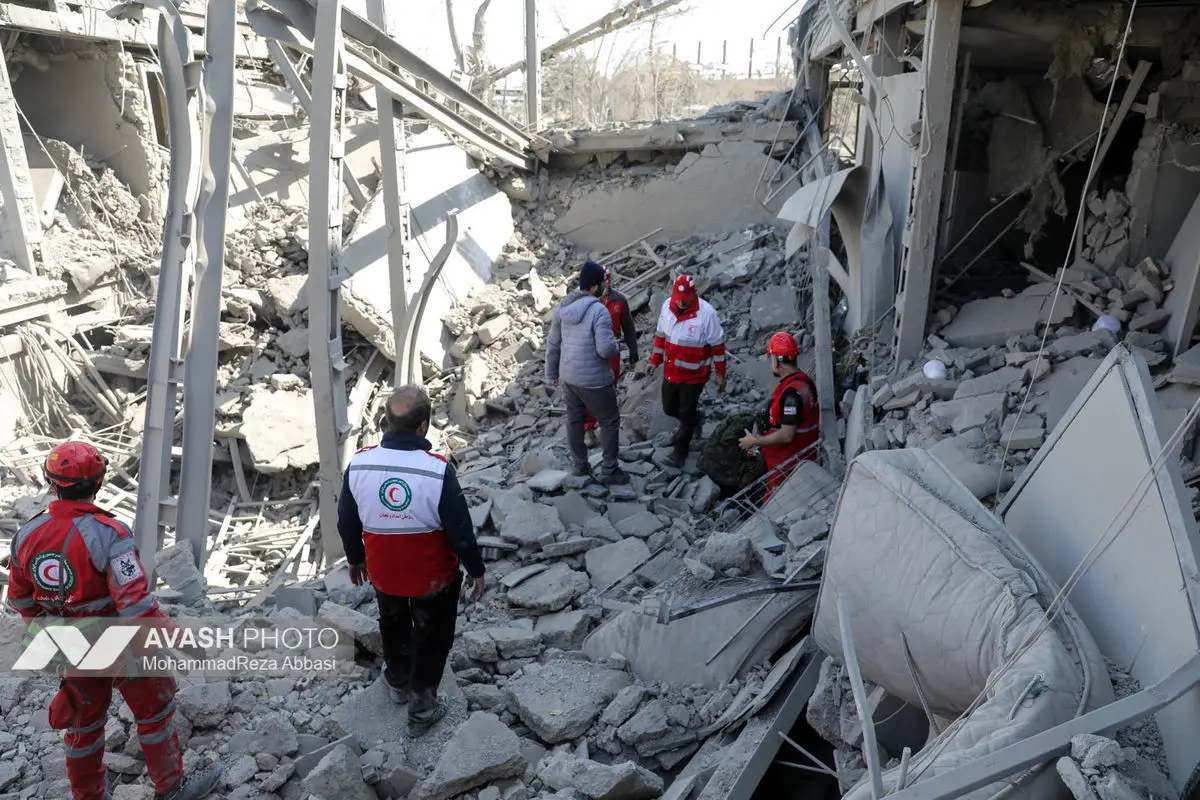 خسارات ناشی از تجاوز هوایی آمریکا و رژیم صهیونیستی به ایران - تهران /  ۱۴ اسفند ۱۴۰۴