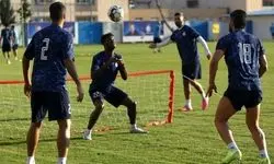 نفس استقلالی ها در تمرین بند آمد 