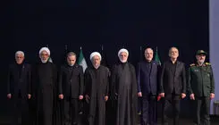 ادای احترام و بغض سران قوا بر پیکرهای مطهر رهبر شهید انقلاب و خانواده شهید ایشان + ببینید 