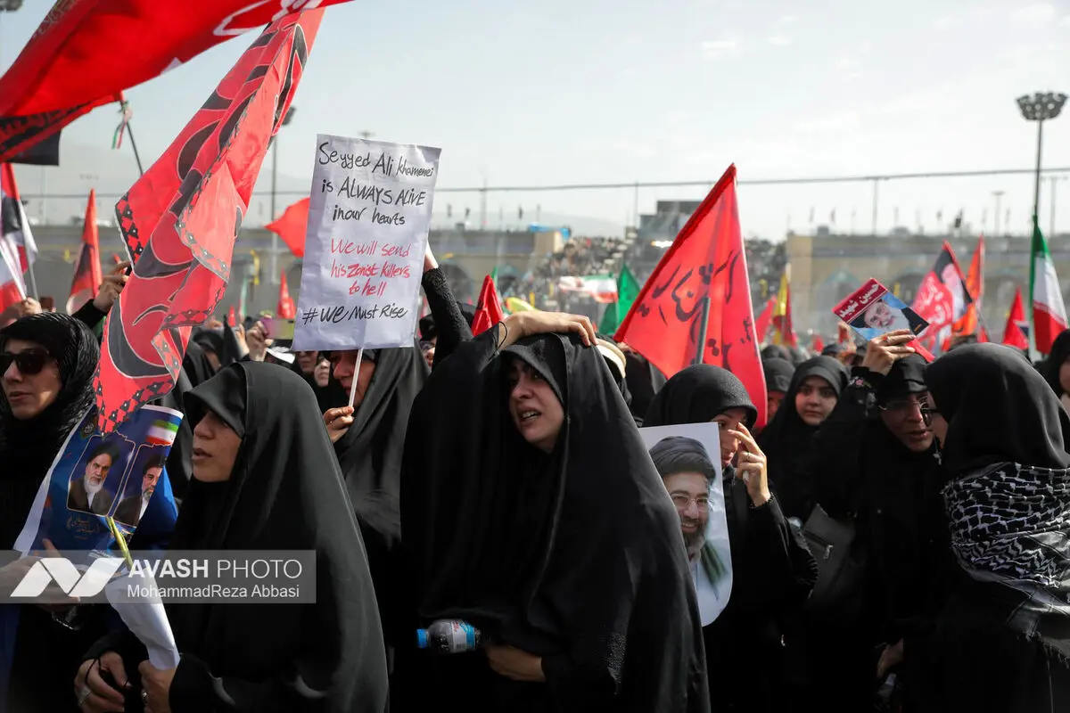 مراسم وداع با رهبر شهید انقلاب