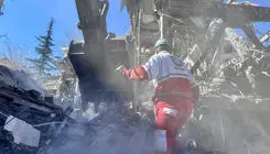 تخریب ساختمان هلال احمر و سینما تربیت مهاباد