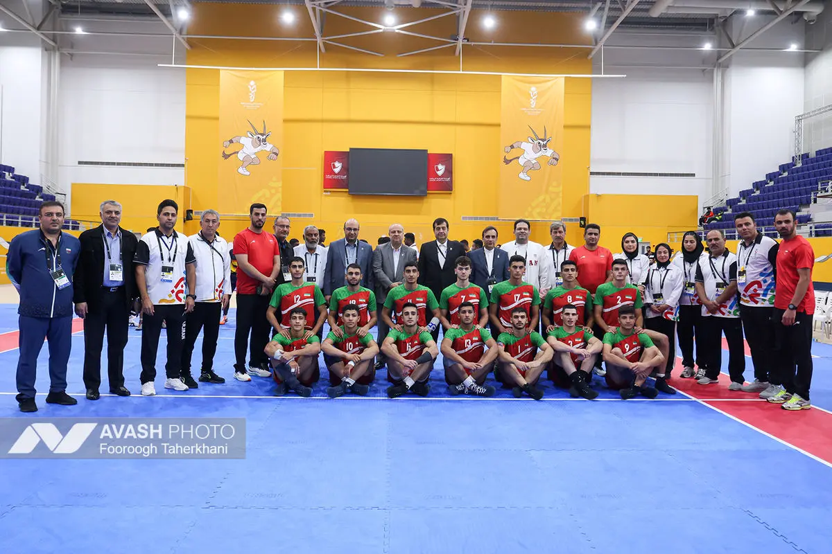 تیم ملی کبدی پسران ایران و سریلانکا