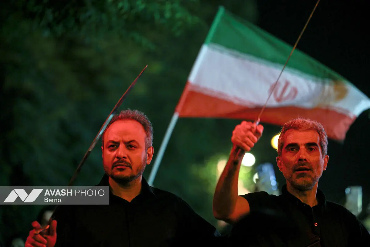 مراسم عزاداری مشق شمشیر
