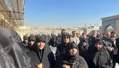 پیکر مرحومه اشرف بروجردی به خاک سپرده شد + عکس 