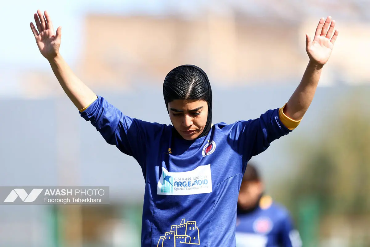 دیدار تیم های خاتون بم و سپاهان اصفهان