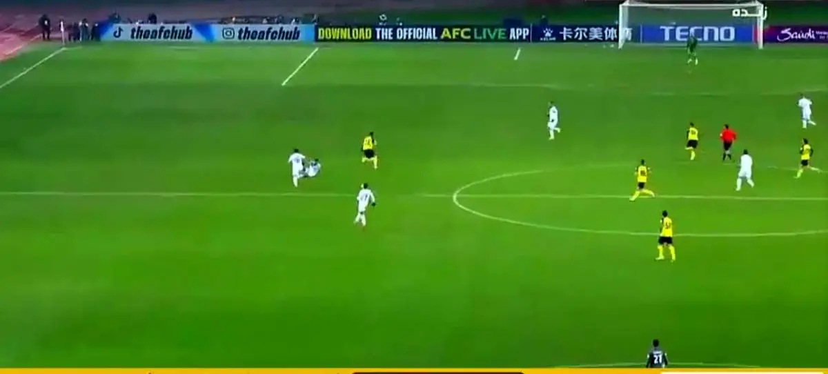 گل محمد عسگری به الحسین (سپاهان 2-0 الحسین اردن)