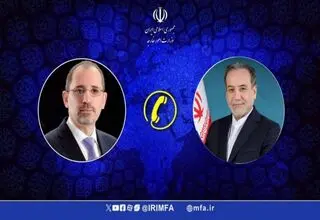 عراقچی با وزیر امور خارجه اردن گفتگو کرد