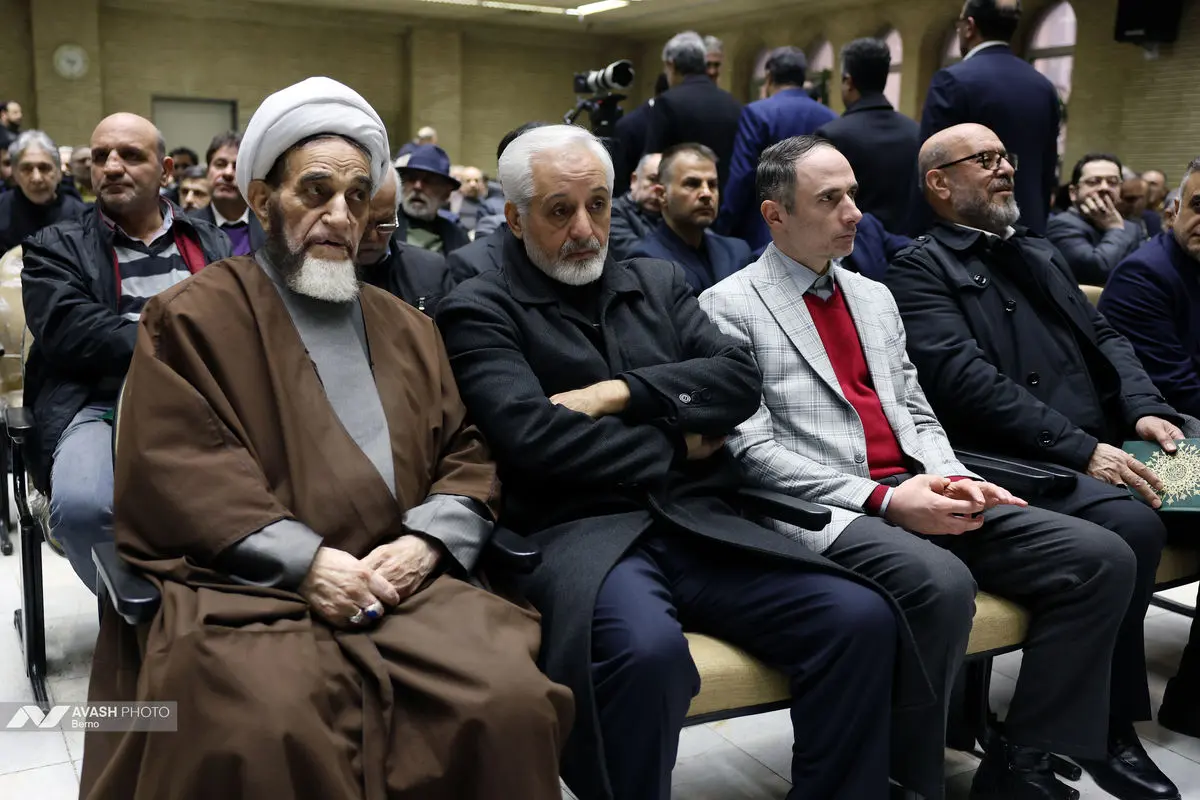 مراسم ختم والده محمد شریعتمداری مدیرعامل شرکت هلدینگ خلیج فارس