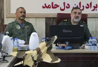 بازدید فرمانده نیروی هوایی ارتش از پایگاه هوایی برادران شهید دل حامد