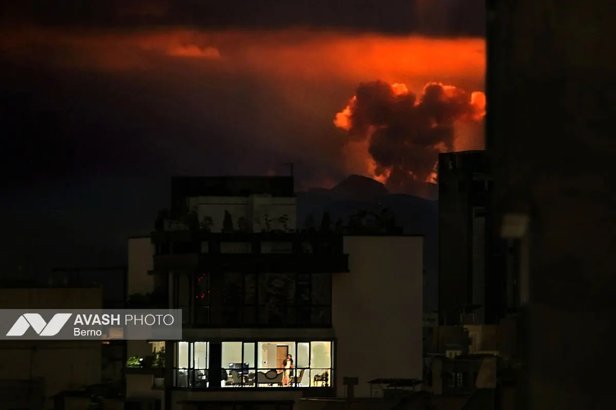 حملات شبانه آمریکایی - اسرائیلی به مناطق مسکونی تهران