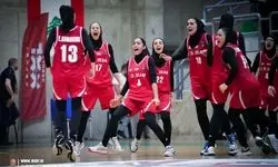 قهرمانی دختران بسکتبالیست ایران با کامبک رویایی