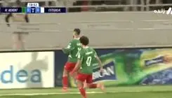 گل اول الوحدات به استقلال+ویدیو