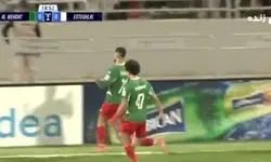 گل اول الوحدات به استقلال+ویدیو