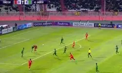 خلاصه بازی تراکتور 1 - الشرطه 0