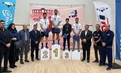 اعتمادپور و اقتداری، قهرمان اسکواش جایزه بزرگ شدند