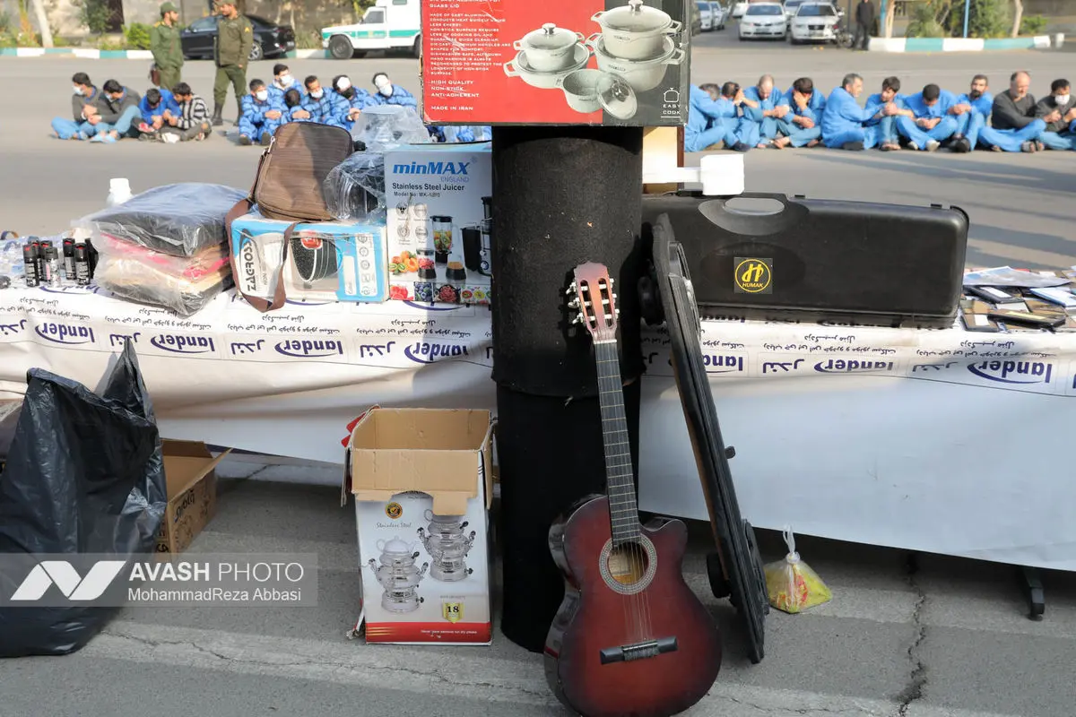 اجرای طرح دستگیری سارقان و مالخران در شهر تهران