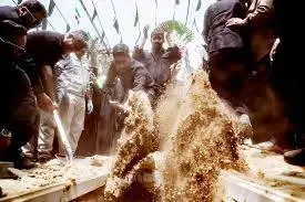 گزارشی از تشییع پیکر شهدای حملات اسرائیل در قطعه ۴۲ بهشت‏‌زهرای تهران 