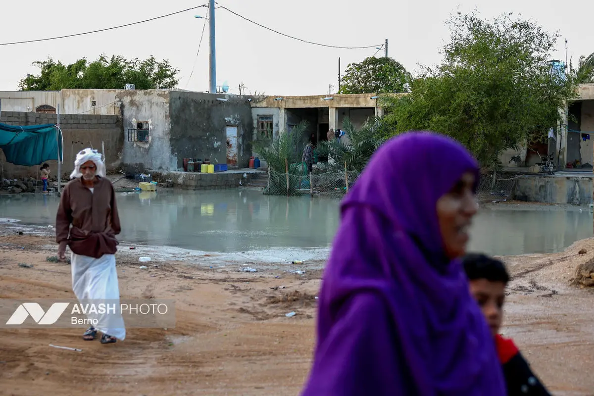 جزیره قشم پس از وقوع سیل