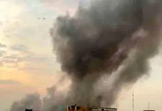 حمله هوایی به شهر موصل عراق