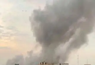 حمله هوایی به شهر موصل عراق