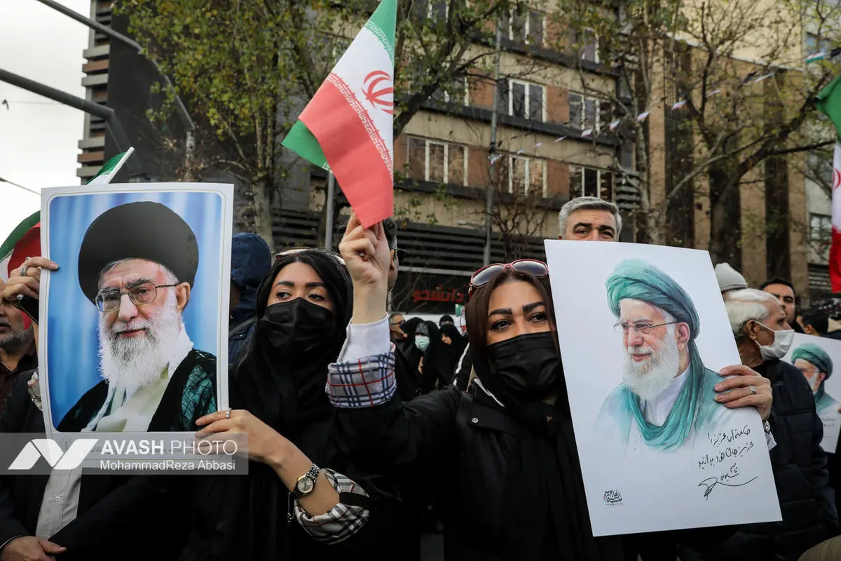 مراسم تشییع پیکر شهدای جنایات اخیر صهیونی - آمریکایی _۱