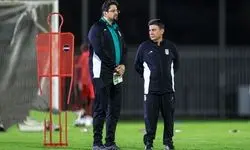 استارت تیم ملی در العین؛ تمرین آفسایدگیری ملی‌پوشان + فیلم